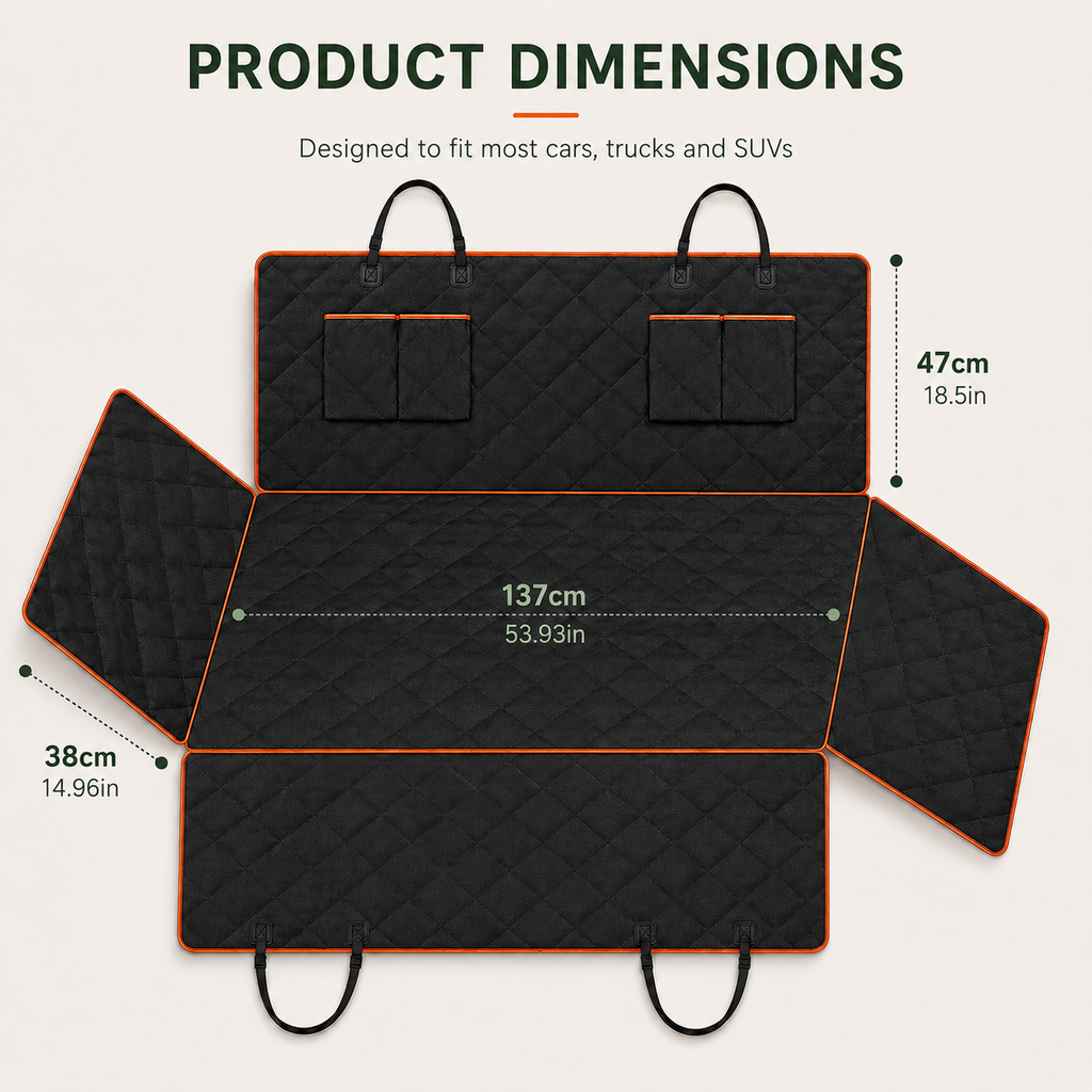 The Back Seat Swag — Waterproof Dog Car Hammock
